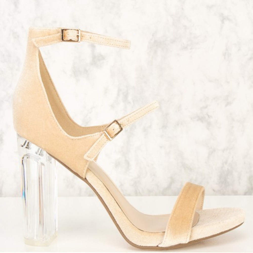 Beige High heels
